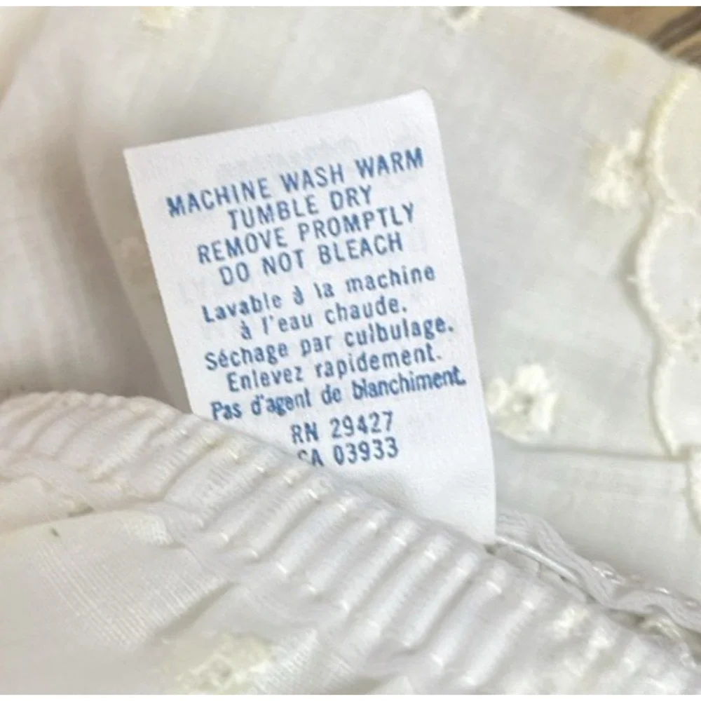 Vintage Baby Diaper Cover Lot White Eyelet Ribbon Bloomers & Outfit 6-12 Months